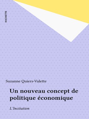 cover image of Un nouveau concept de politique économique